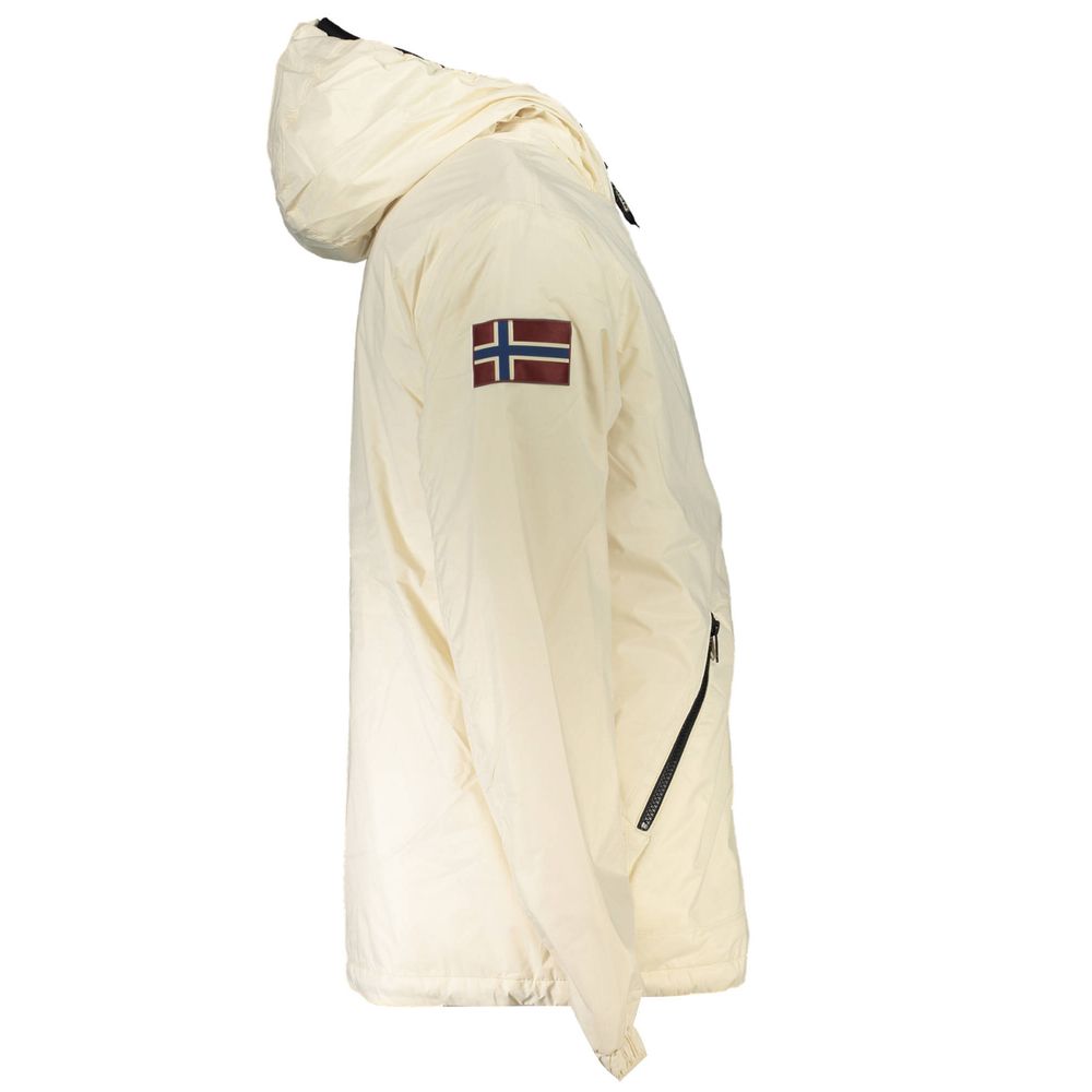 Napapijri Weiße Polyamid Herren Jacke